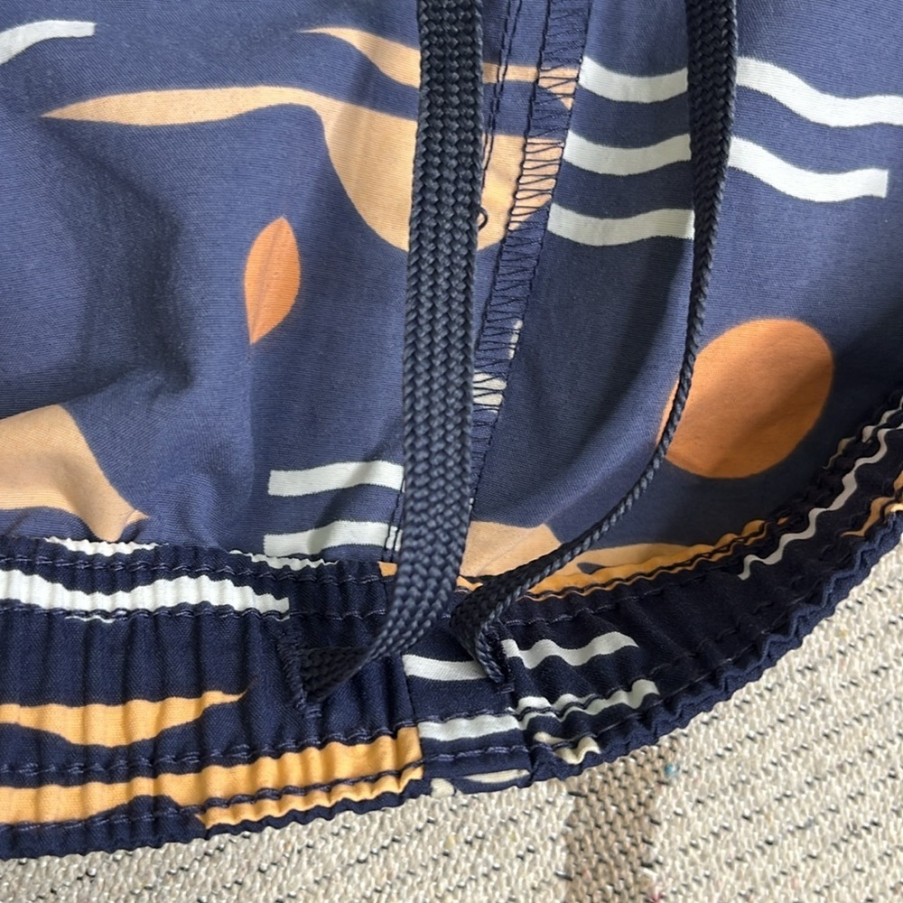 Columbia Sandy River II 3” Blue/Orange Athletic Shorts Nautical Pattern size XL - Picture 6 of 16